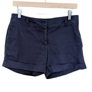 Vero Moda Macha Shorts Summer Preppy Lightweight Navy Blue